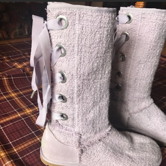 LACE UP UGG BOOTS - Picture 2 of 5